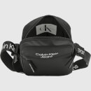 Calvin Klein Unisex Logo Tape Cross Body Bag - Ck Black - One Size