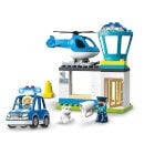 LEGO DUPLO Rescue Police Station & Helicopter Toy Set (10959)