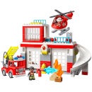 LEGO DUPLO Fire Station & Helicopter Toy Playset (10970)