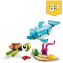 LEGO Creator: 3in1 Dolphin & Turtle Sea Animals Toy Set (31128)