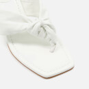 Dune Women's Mykonos Leather Heeled Mules - White - UK 5