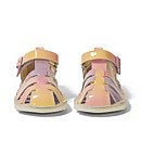 Infant Girls Kick Sandal Sunrise Patent Leather Pink
