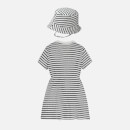 Tommy Hilfiger Baby Stretch Organic Cotton Ribbed-Knit Dress and Hat Gift Set - 3-6 months