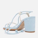 ALOHAS Women's Grace Block Heeled Sandals - Baby Blue/Ivory - UK 3.5