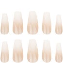 Nail HQ Long Coffin Ombre Nails (24 Pieces)