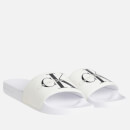 Calvin Klein Jeans Men's Monogram Slide Sandals - Bright White - UK 8