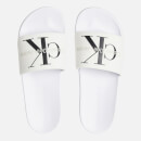Calvin Klein Jeans Men's Monogram Slide Sandals - Bright White - UK 8