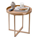 Wireworks Natural Oak Damien Tray Side Table