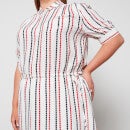 Tommy Hilfiger Women's Curve Knee Shirt Dress 1/2 - Polka Dot STP/White Ground - IT 46/UK 18