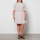 Tommy Hilfiger Women's Curve Knee Shirt Dress 1/2 - Polka Dot STP/White Ground - IT 46/UK 18