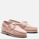 Timberland Women's Classic Nubuck 2-Eye Boat Shoes - Light Pink - UK 4