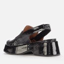 Ganni Women's Leather Chunky Loafers - Black - UK 4