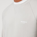 Balmain Men's Flock Sweatshirt - Grey/White