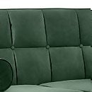 Draper Velvet 2 Seater Sofa in a Box Green
