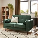 Draper deals velvet sofa