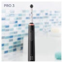 Oral-B Pro 3000 Pure Clean Elektrische Tandenborstel Zwart + 4 Opzetborstels