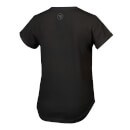 T-shirt coton biologique motif camouflage One Clan pour femme - Noir