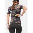 Maillot Outdoor Trail M/C para mujer - Neon Peach - S