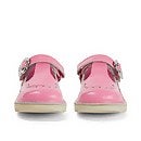Infant Girls Kick Fleur T-Bar Leather Pink