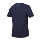 One Clan Organic Tee Stacked - Ink Blue