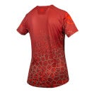 T-shirt SingleTrack imprimé femme édition limitée - Rouge Cayenne