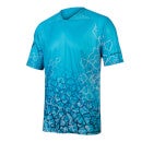 T-shirt SingleTrack imprimé, édition limitée - Bleu électrique - XL