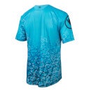 T-shirt SingleTrack imprimé, édition limitée - Bleu électrique