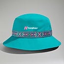 Women's Aztec Bucket Hat - Dark Turquoise