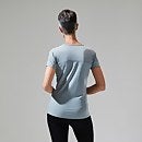 Short Sleeve Voyager Tech T-Shirt für Damen - Grau/Hellgrau