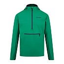 Men's Theran Softshell Hooded Half Zip Jacket - Green