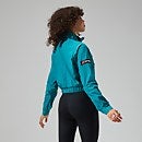Women's Cropped Co-Ord Jacket - Dark Turquoise