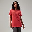 Women's Linear Landscape Super Stretch Tee - Red