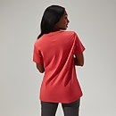 Linear Landscapre Long Sleeve T-Shirt für Damen - Rot