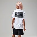 Unisex Aztec Block T Shirt - White