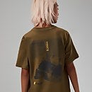 Unisex Kanchenjunga Static T Shirt - Dark Green