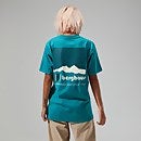 Unisex Skyline Lhotse T Shirt - Dark Turquoise