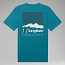 Unisex Skyline Lhotse T Shirt - Dark Turquoise