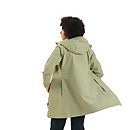 Women's Omeara Long  Waterproof Jacket - Green