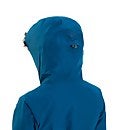 Women's Omeara Long  Waterproof Jacket - Blue