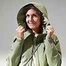 Women's Highraise Waterproof Jacket - Green
