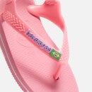 Havaianas Girls Baby Brasil Logo Flip Flops - Crystal Rose