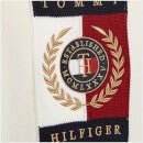 Tommy Hilfiger Intarsia Icon Graphic Logo-Embroidered Cotton Sweater - M