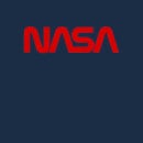 Sudadera con capucha Worm Logotype de NASA - Azul marino