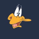 Looney Tunes Daffy Duck Face Hoodie - Navy