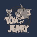 Sudadera con capucha Circle de Tom Jerry - Azul marino