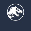Sudadera con capucha y logotipo circular de Jurassic Park - Azul marino