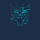 Sudadera con capucha Glitch Decepticon de Transformers - Azul marino