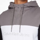 Calvin Klein Jeans Multicoloured Logo-Detailed Cotton Hoodie - S