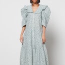 Sea New York Women's Ida Print Button Down Dress - Apple - M