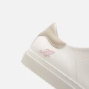 Axel Arigato Women's Clean 90 A Script Leather Cupsole Trainers - White/Pink